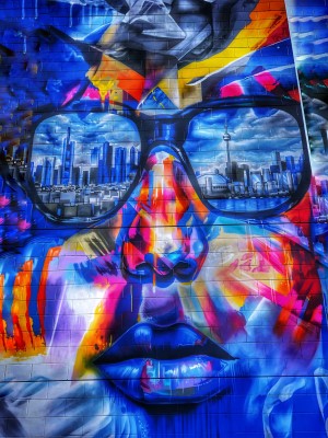 Graffiti Face - Toronto